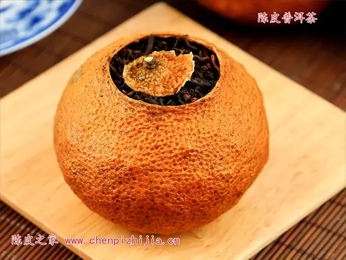 陈皮普洱柑普茶