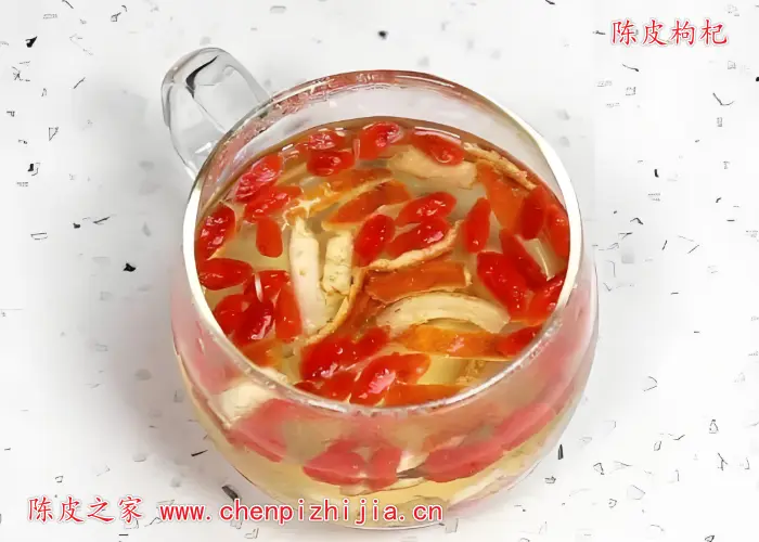 陈皮跟枸杞搭配泡水喝的功效是什么