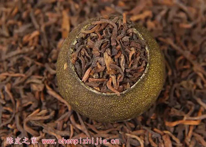 小青柑茶的图片