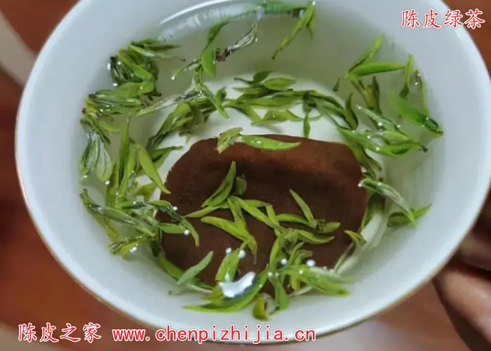 陈皮绿茶