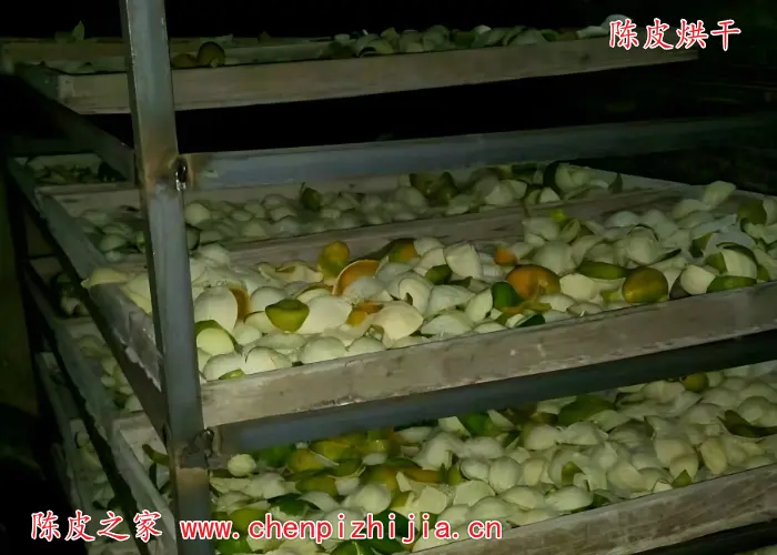 陈皮烘干示意图