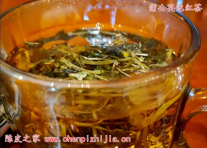 陈皮跟蒲公英一起能泡水吗