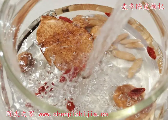 麦冬陈皮一起泡水喝