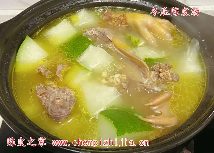 冬瓜陈皮汤有哪些功效