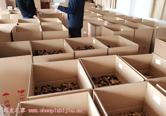 用纸箱存放陈皮效果好吗
