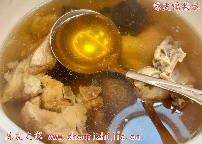 陈皮鸭梨水的功效与作用