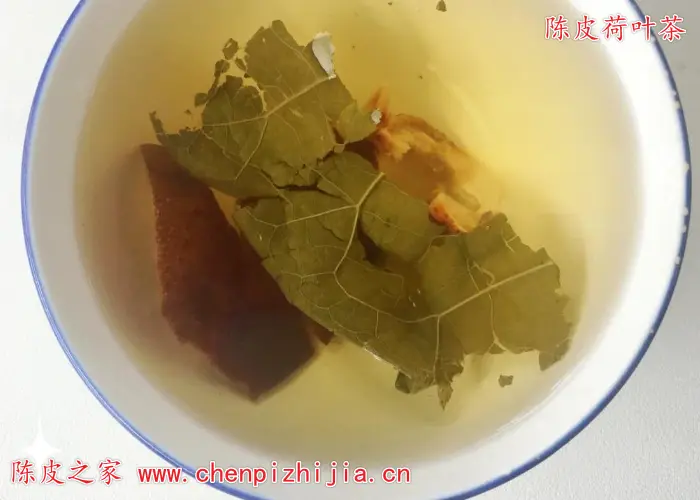 陈皮荷叶泡水喝