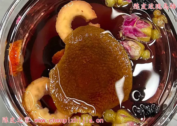 陈皮玫瑰花乌梅泡水的功效