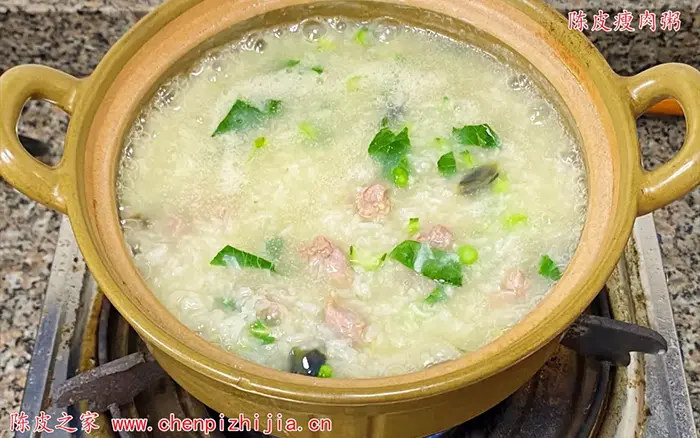 陈皮瘦肉粥的功效有哪些？如何制作