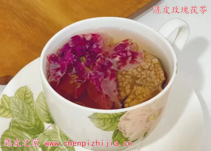 陈皮玫瑰茯苓药泡水喝有什么好处