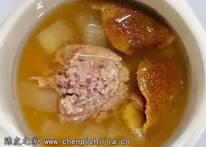 陈皮炖肉有什么作用