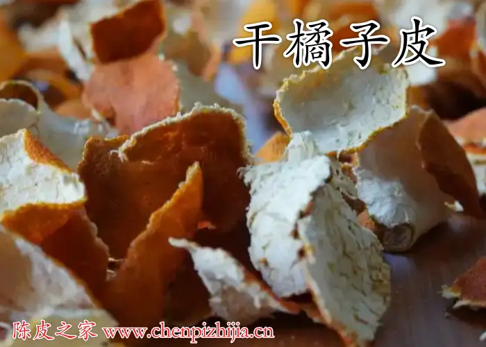 陈皮和干橘子皮是不是一回事