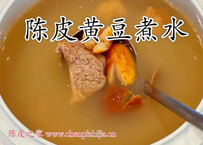 陈皮和黄豆能一起煮水喝吗，有什么好处吗